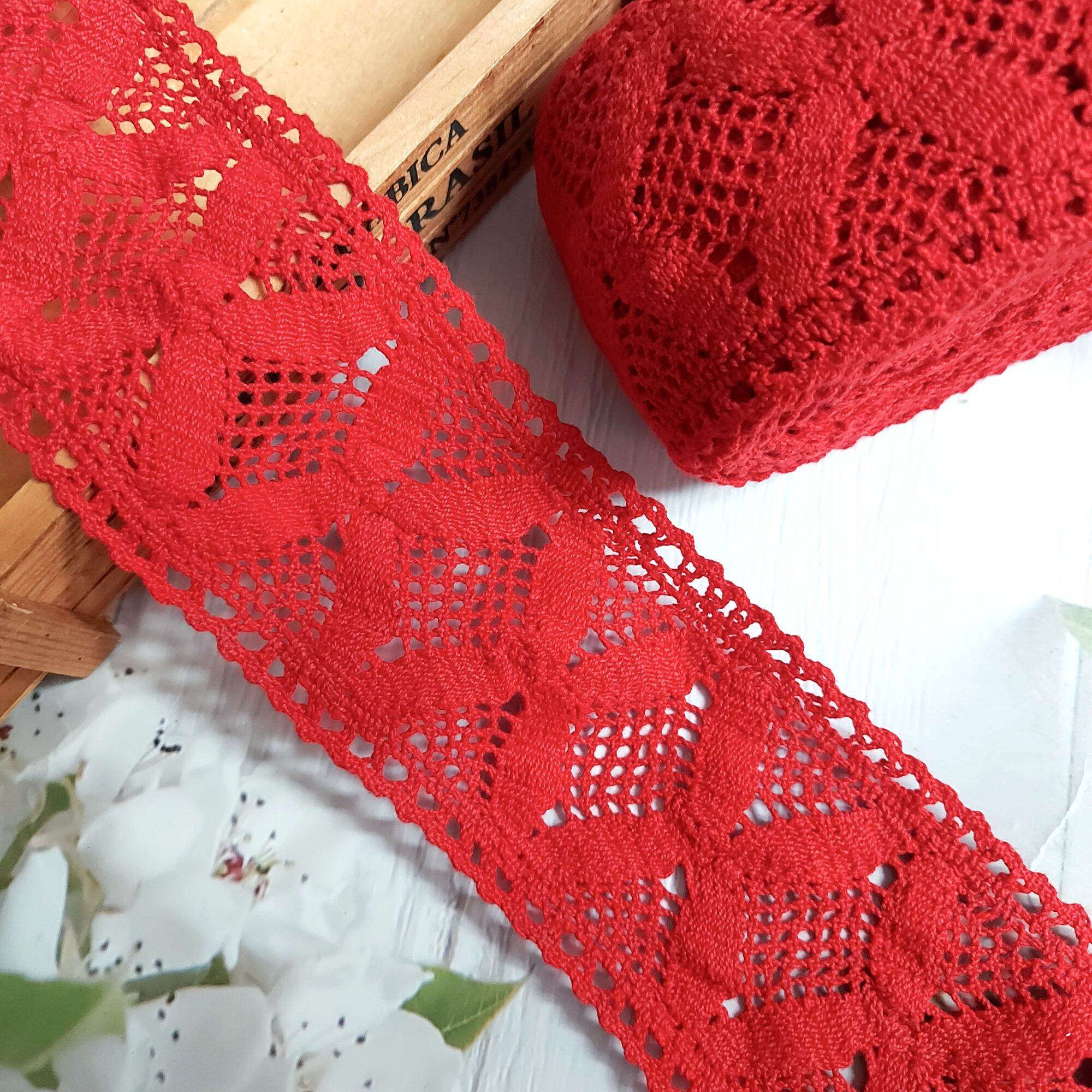 Ren chỉ cotton, phụ liệu may vá ,bản rộng 7cm