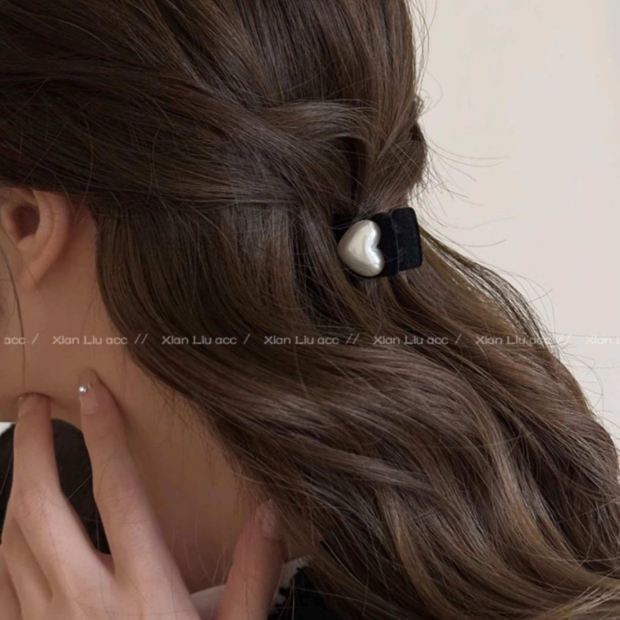 Korean Beaded Hair Clip