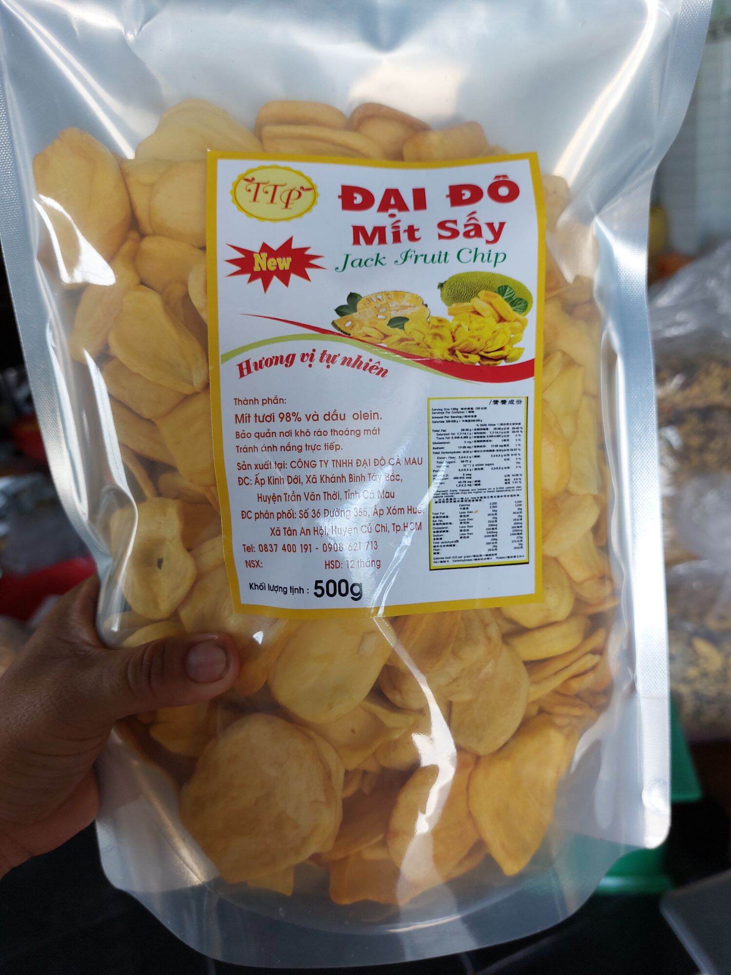 Mít thái múi to sấy giòn . 250gr 55.000đ