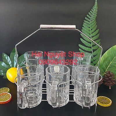 Xách ly inox chữ nhật