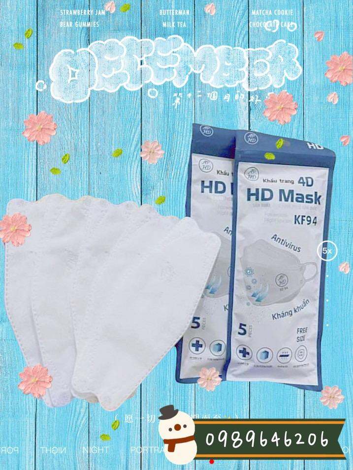 Khẩu Trang 4D An Phong Mask KF94 - Kháng khuẩn (50 cái)