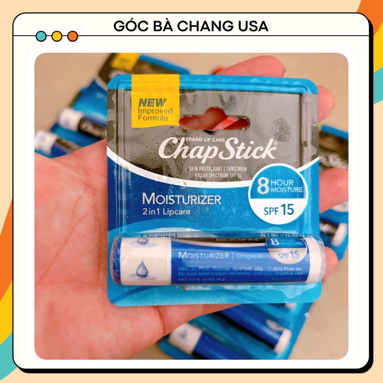 [NEW] Son Dưỡng Môi CHAPSTICK spf 15 US