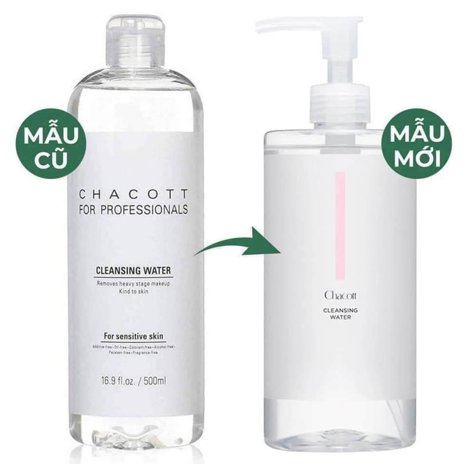 Nước tẩy trang Chacott 500ml nội địa Nhật