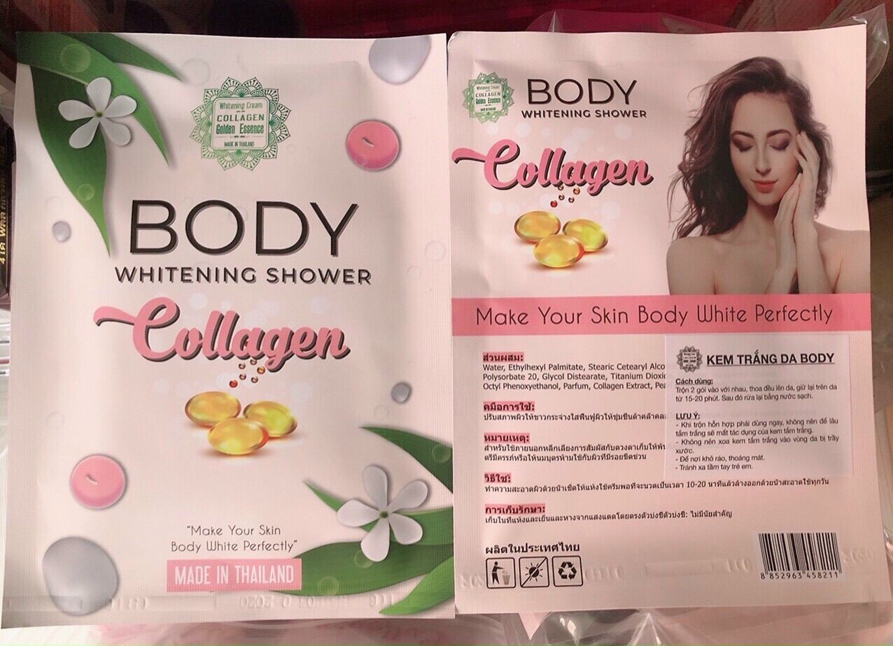 Kem và bột tắm trắng Collagen Thái Lan