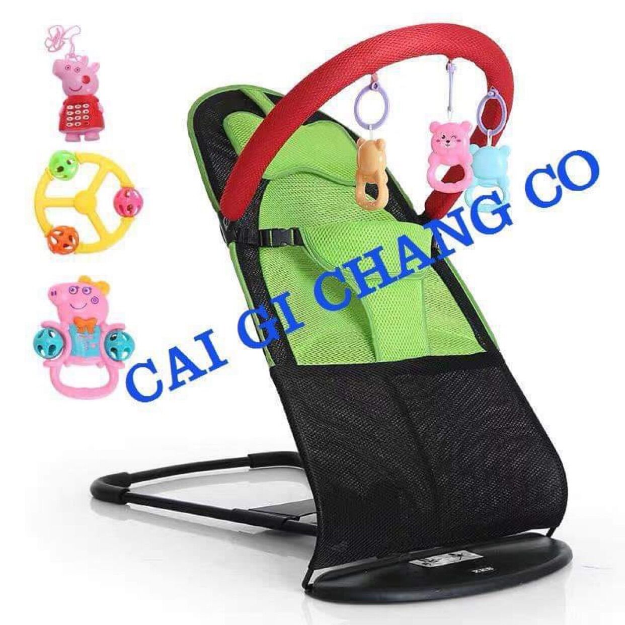 GHẾ RUNG DẠNG LƯỚI CHO BÉ LOẠI LƯỚI DÀY