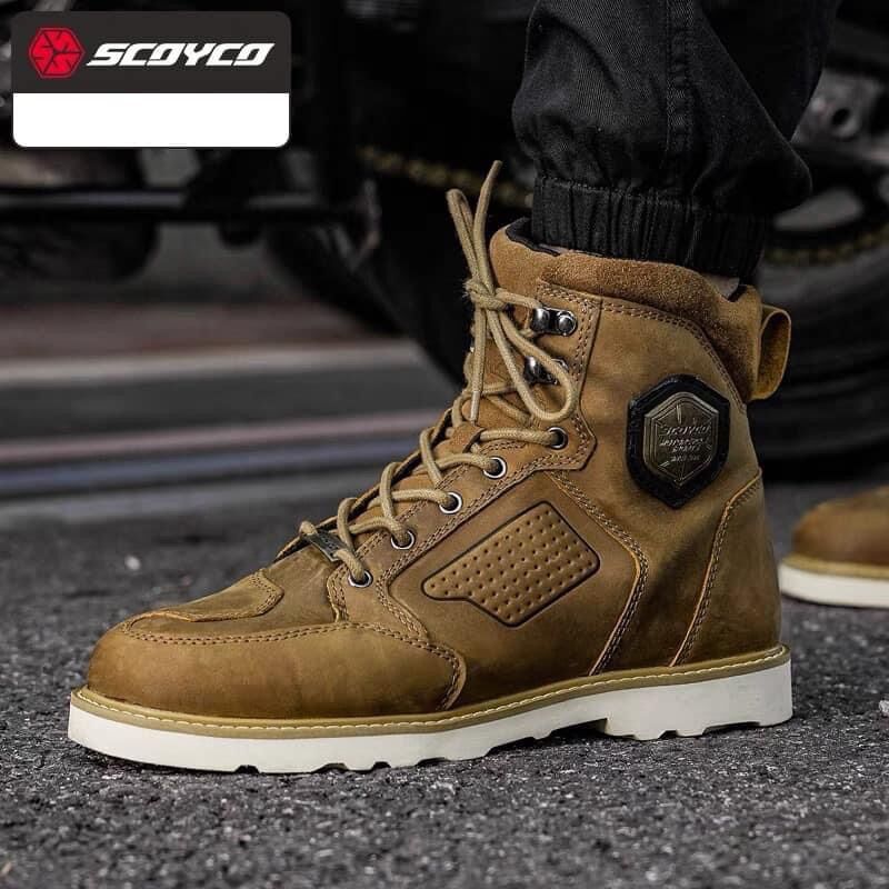 Giày bảo hộ moto classic Scoyco MT071