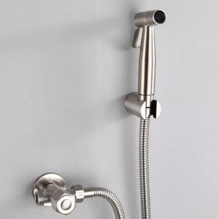 Vòi xịt vệ sinh, vòi xịt bồn cầu, vòi xịt toilet, Xịt vệ sinh inox 304 mờ xịt bồn cầu, xịt toilet, xịt rửa nhà tắm , nhà vệ sinh