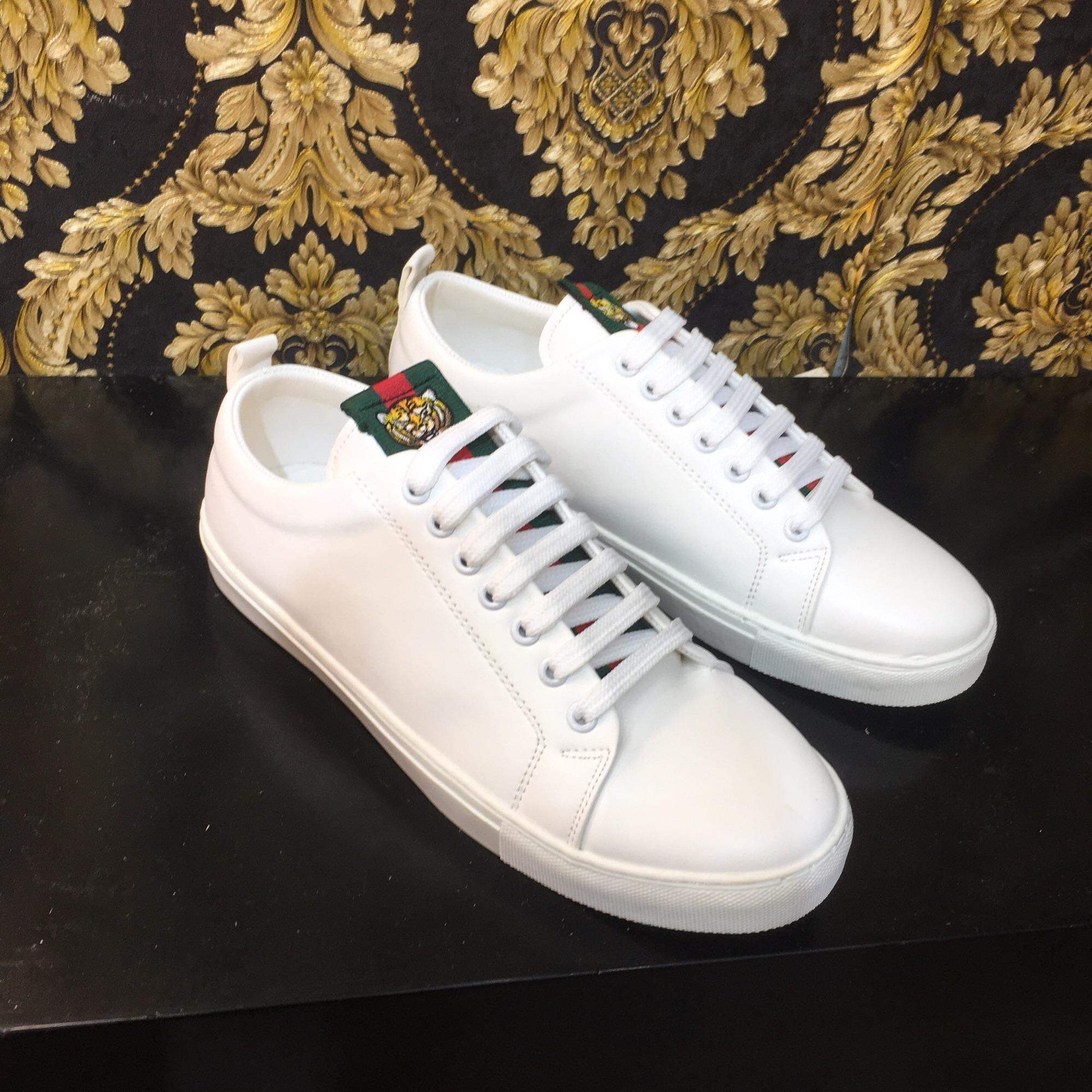 Giày Thể Thao Nam G.C Trắng Thêu Hổ