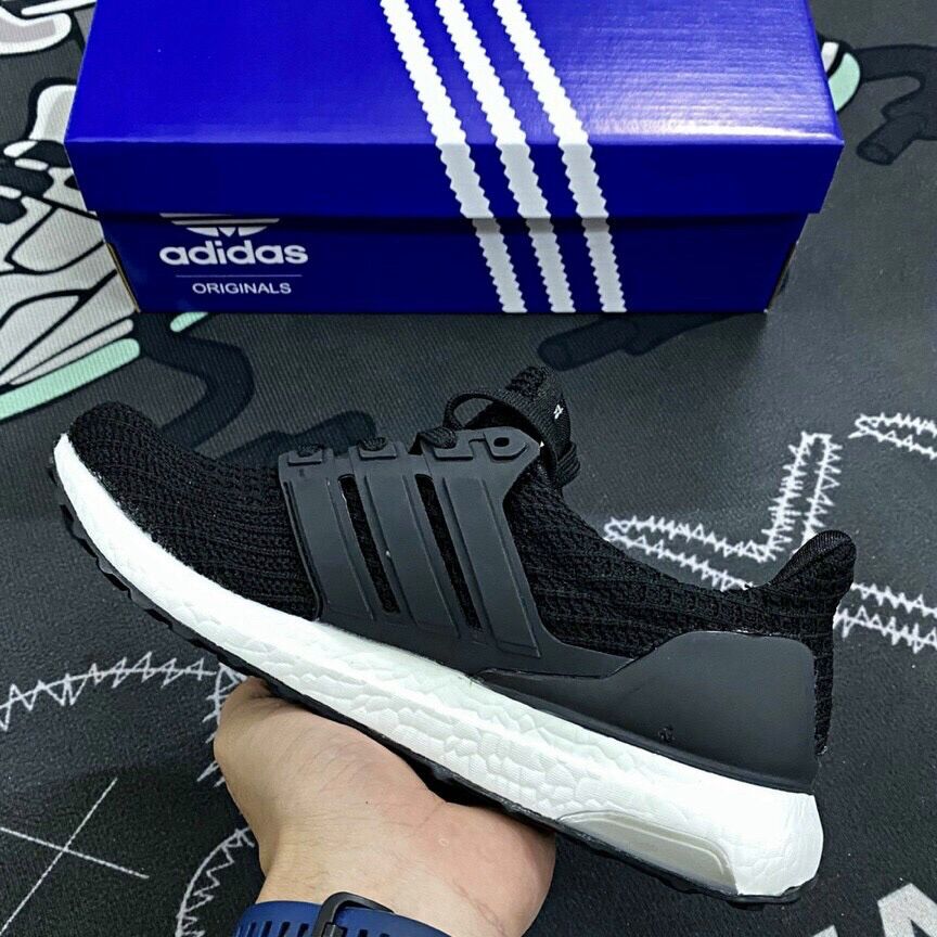 Giày Ultra Boost 4.0 đen nam nữ - meoraudinh