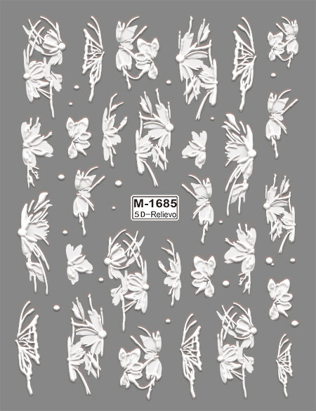 STICKER 5D LỤA NỔI CAO CẤP -HÌNH DÁN NAIL ❤️