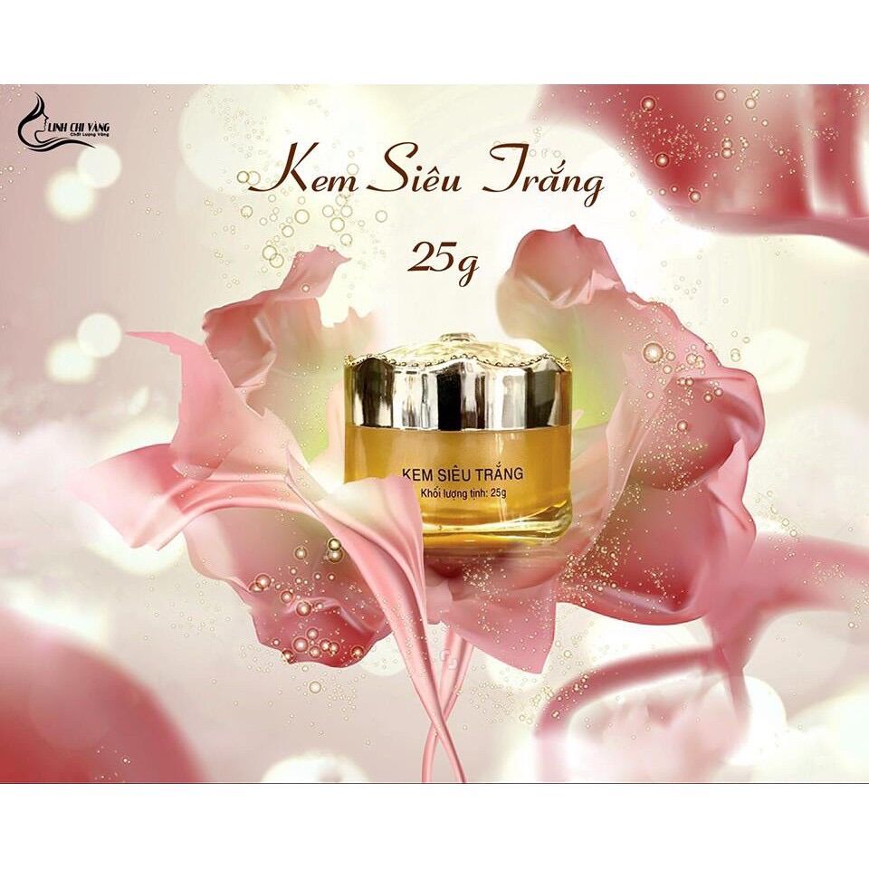 KEM SIÊU TRẮNG LINH CHI VÀNG 25G Vip