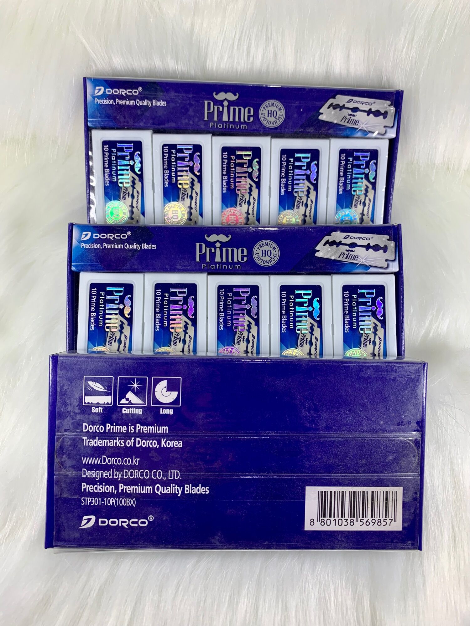 [CAO CẤP] Dao lam Dorco Prime (100 lưỡi/hộp)