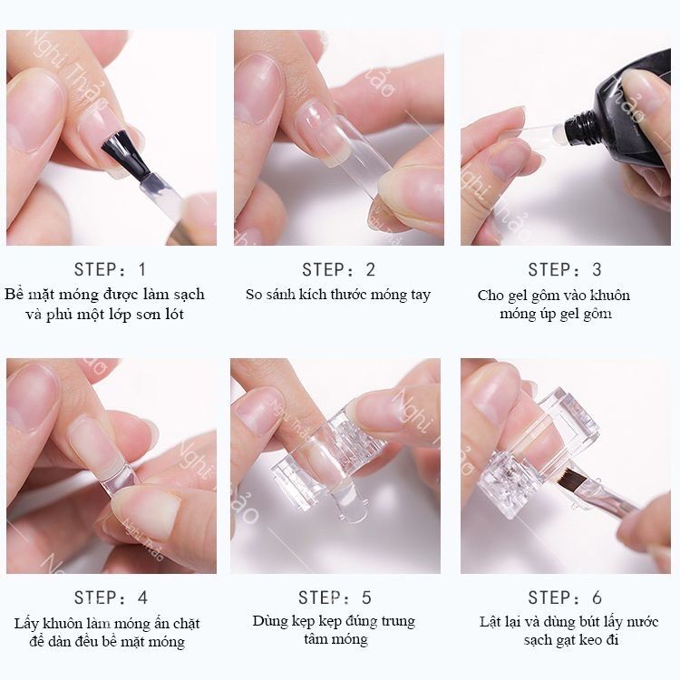 Kẹp móng up gel gôm