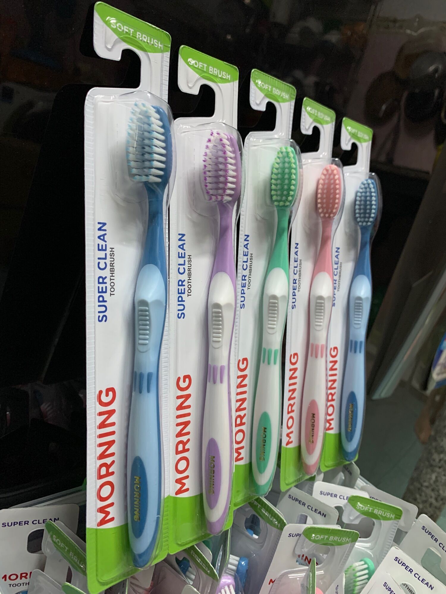 COMBO 5 CÂY BÀN CHẢI MORNING LÔNG TƠ SIÊU MỀM