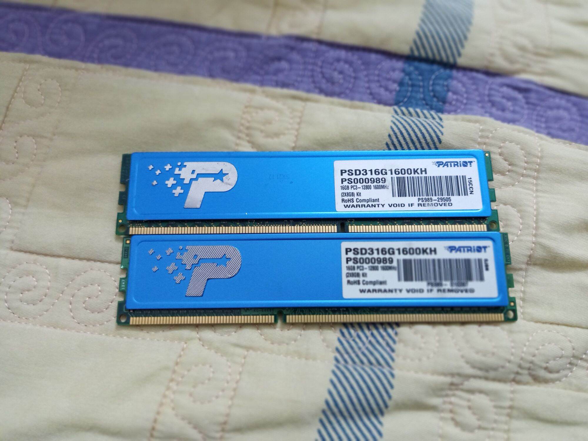 Ram 8gb ddr3 1600