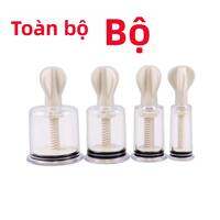 Bộ Dụng Cụ Massage Giác Hơi Di Động Có Tay Cầm Xoay 4 Kích Cỡ Dụng Cụ Hút Chân Không Dụng Cụ Massage Núm Vú Dụng Cụ Massage Cơ Thể Dụng Cụ Cầm Tay Bằng Nhựa
