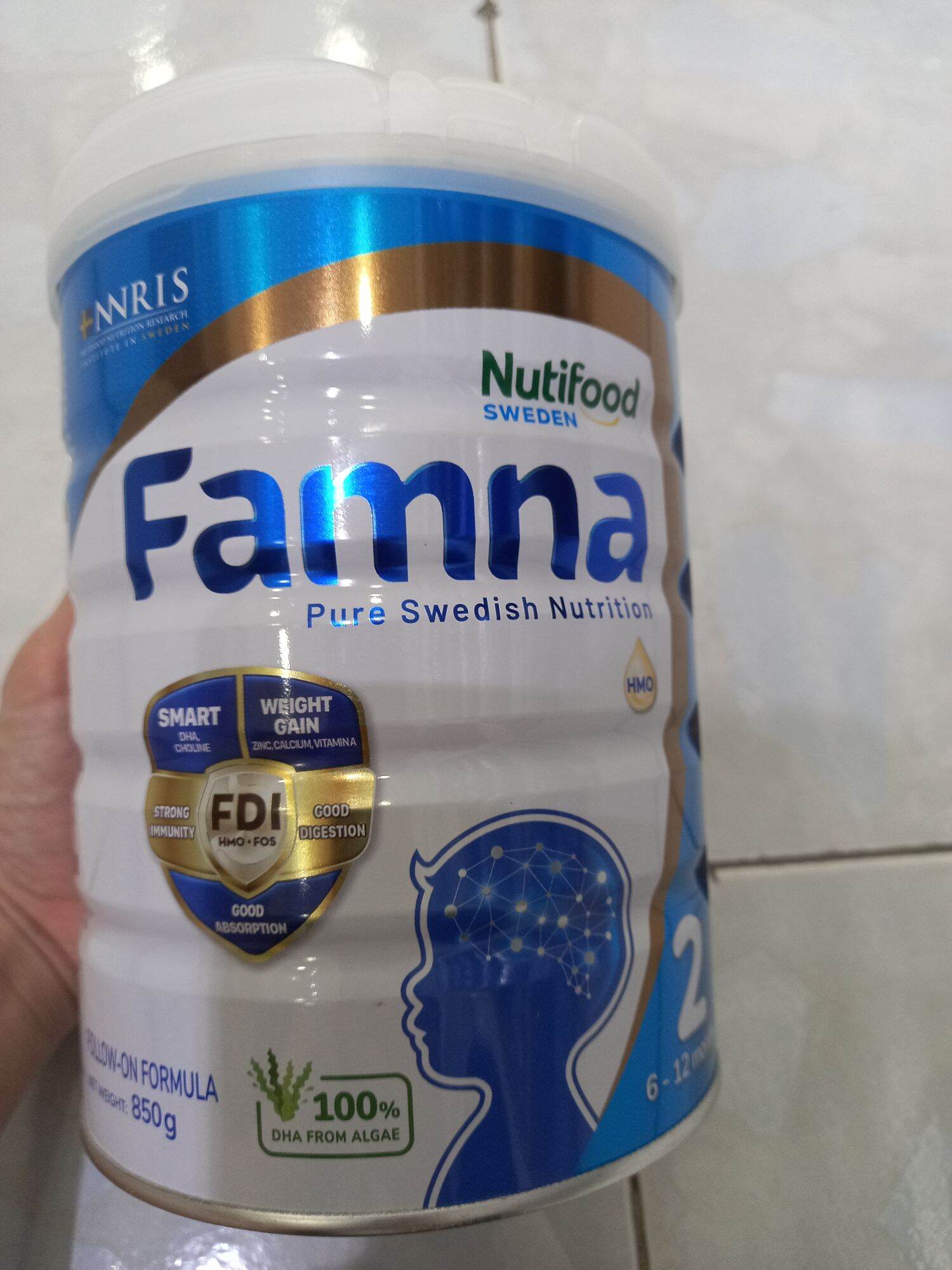 Sữa bột FAMNA 2 lon 850g date 1 2025