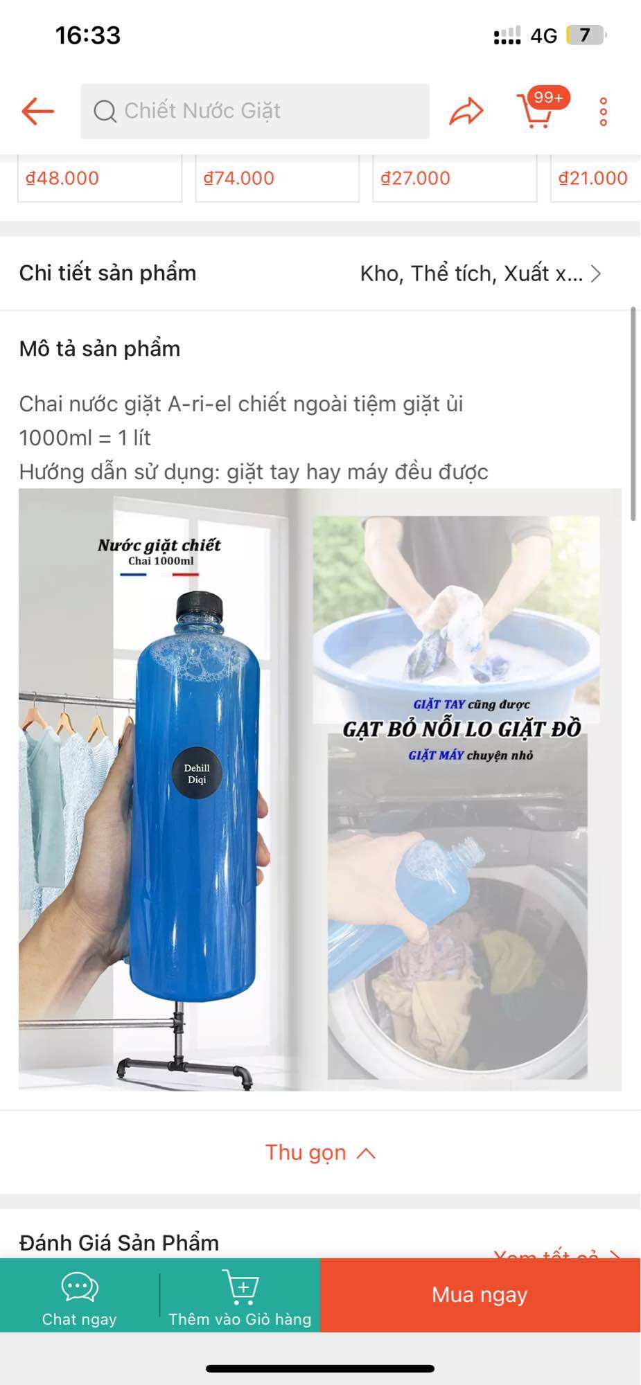 Nước giặt tiệm giặt Dehill Diqi 1000ml, công thức giặt thơm tiệm giặt