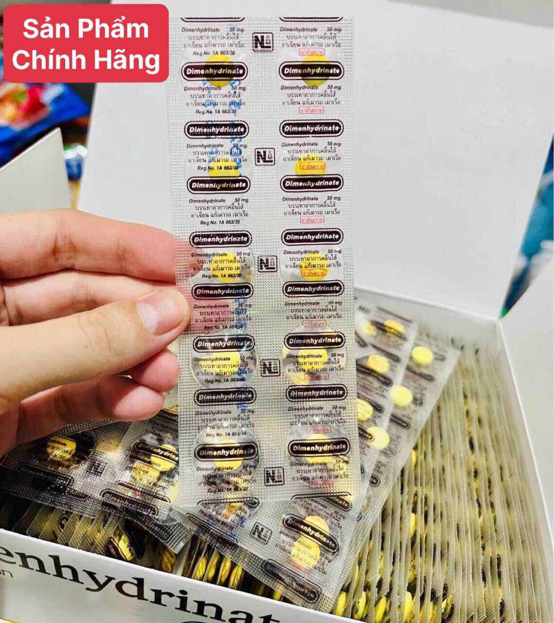 Set 2 Vĩ (20 Viên) Chống Say Xe Thái Lan