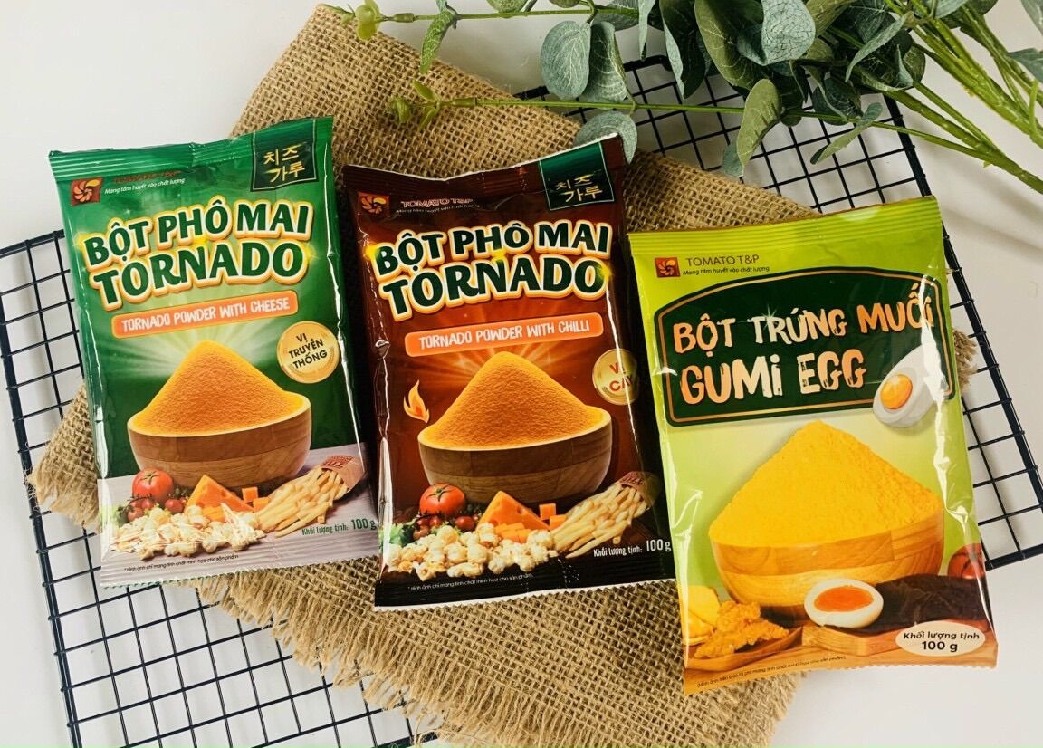 Bột phô mai lắc Tornado 500g (5 bịch 100g)