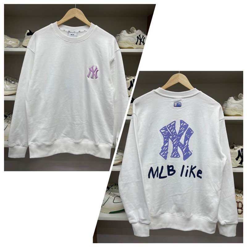 Áo MLB Like Cartoon Overfit Sweatshirt New York Yankees 3AMTL022450CRS Sneaker Daily #25 Áo MLB Like Cartoon Overfit Sweatshirt New York Yankees 3AMTL022450CRS Sneaker Daily