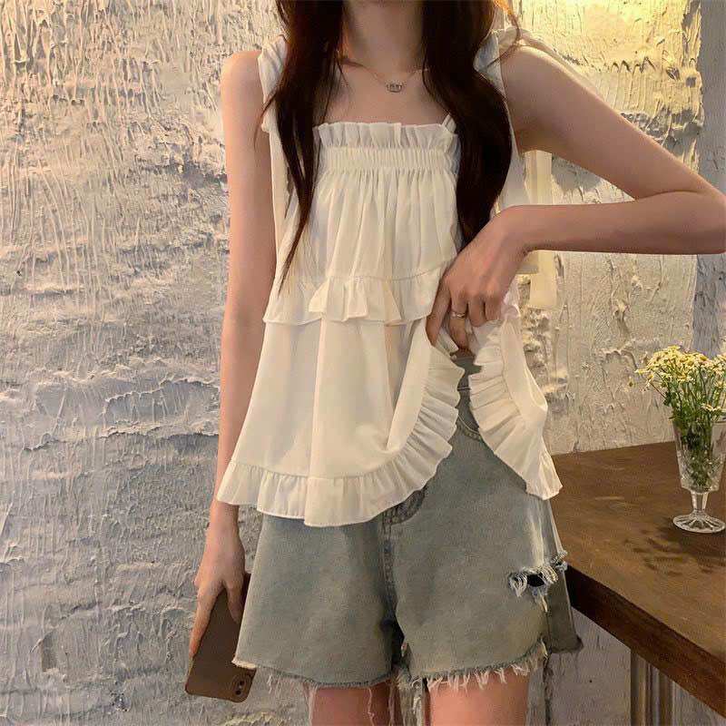 Áo Hai Dây Tầng Cột Dây Bèo