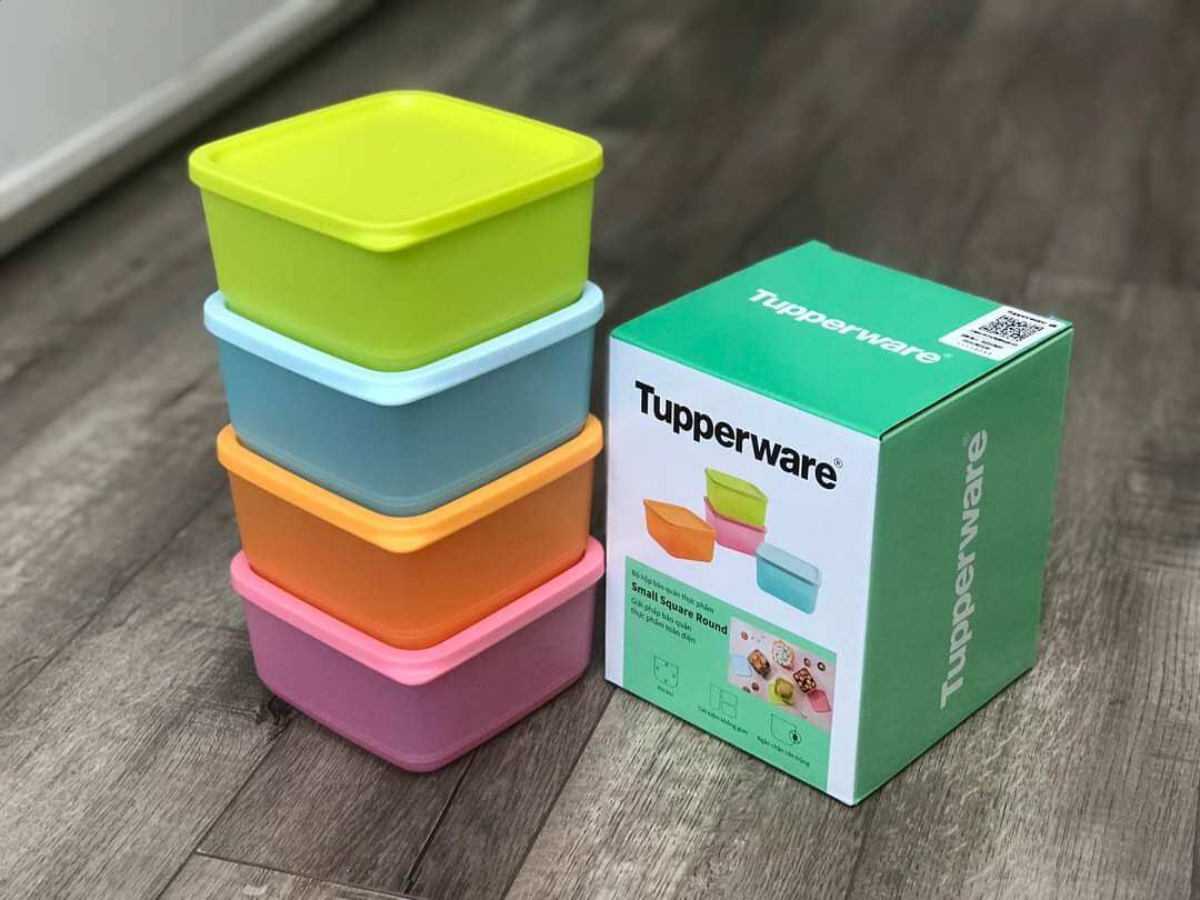 Bộ hộp Trữ mát Small Square Round 4 Hộp
Tupperware chính hãng