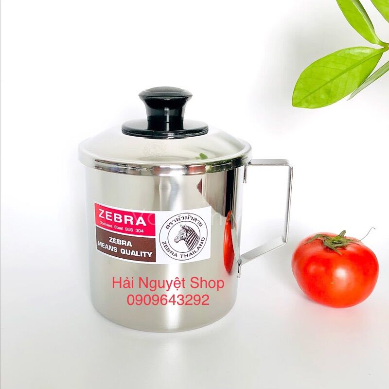 CA NƯỚC CÓ NẮP ZEBRA THÁI LAN - SUS304