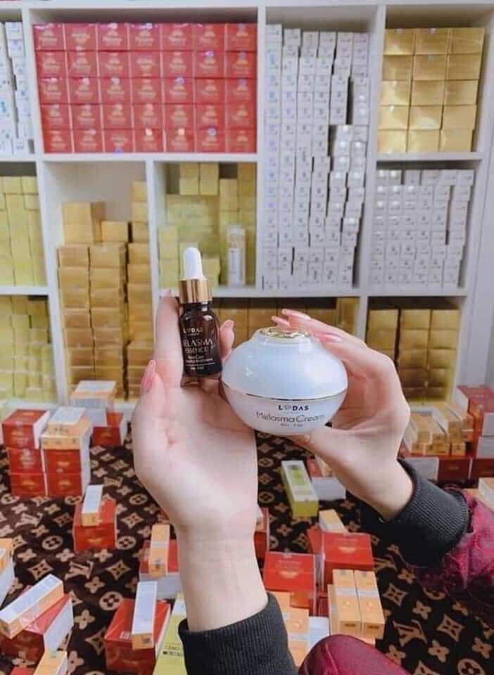 Combo cao nám hồng hoa+ serum nám Đan Thy