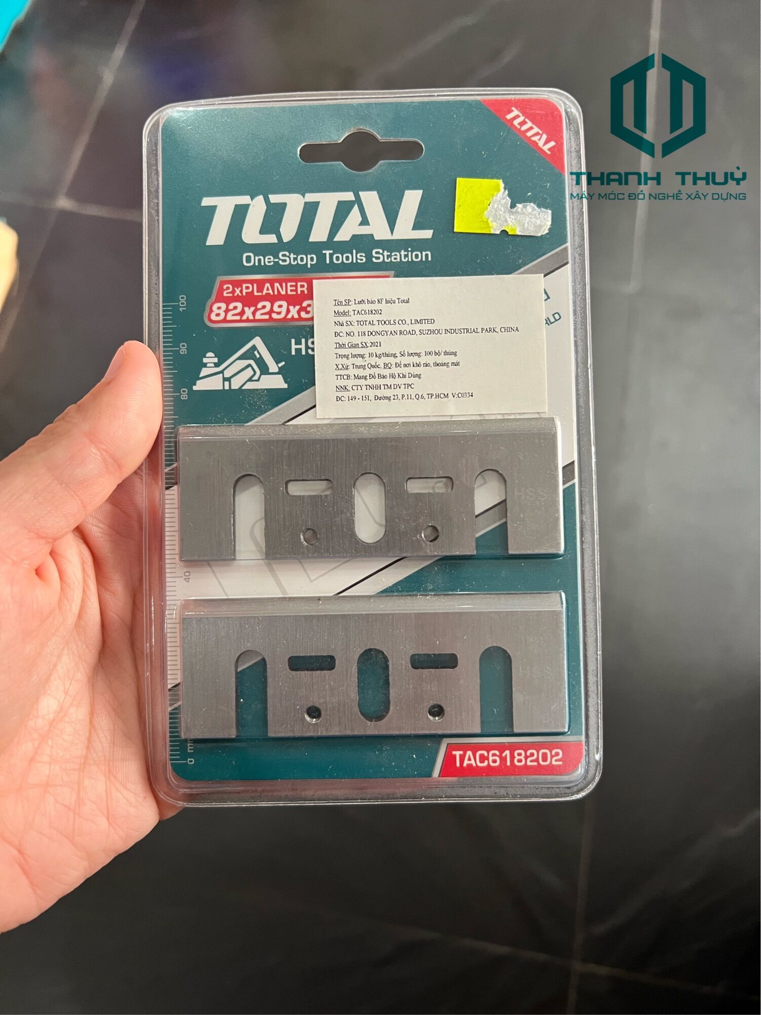 LƯỠI BÀO 82mm TOTAL (TAC618202)