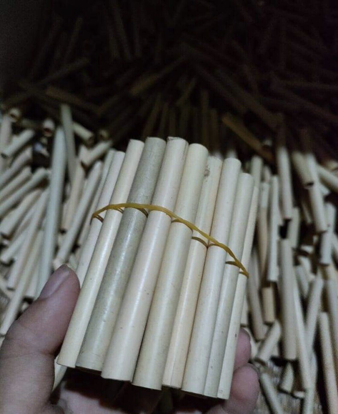 50 ống tre làm handmade