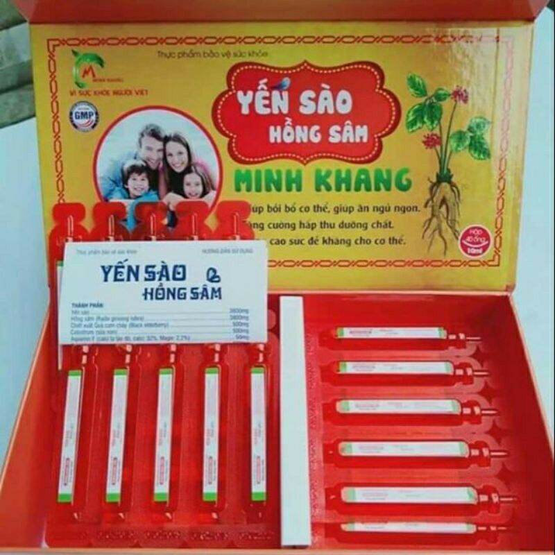 Yến sào hồng sâm Minh khang