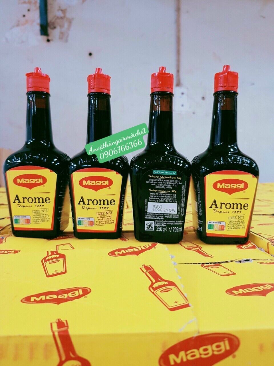 [DATE ĐẸP 01/2027]NƯỚC TƯƠNG MAGGI AROME CỦA PHÁP CHAI 810ml - 202ml