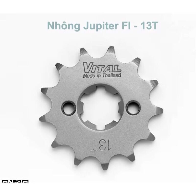 Nhông jupiter fi /gravita fi /chuẩn 428-13t 14t - nhông sên dĩa vital chính hãng thái lan
