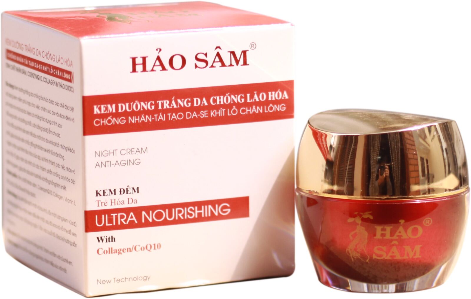 [Hcm]Kem Hảo Sâm Dưỡng Trắng Da Chống Lão Hóa - Tái Tạo Da(18H)