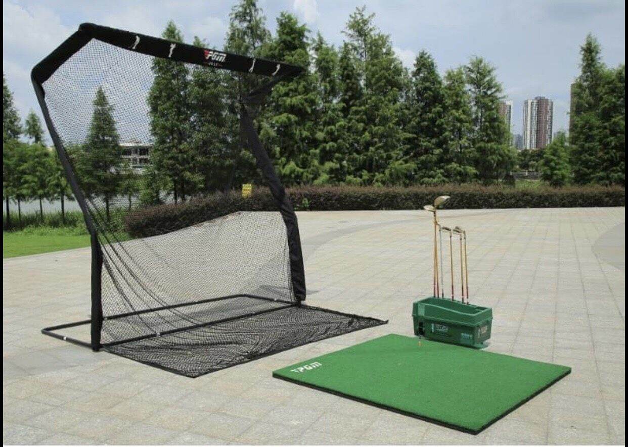 Lưới Tập Swing Golf - PGM LXW019 Zigzag Golf Practice Net (Tặng thảm 30x60)
