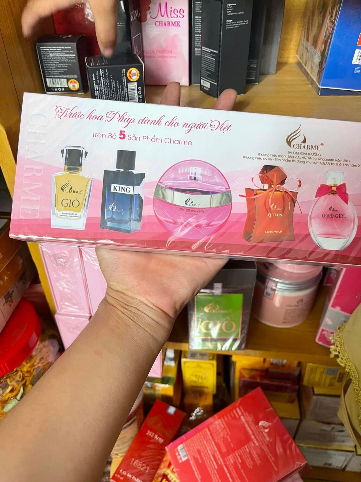 Set nước hoa 5 mùi mini cha rme