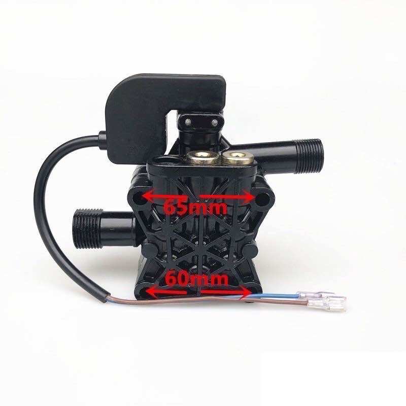 Đầu bơm áp lực máy rửa xe mini kèm rơ le