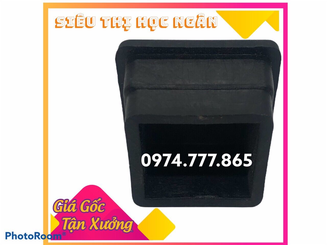 Combo 10 Chụp bịt cao su trong sắt hộp 30x30