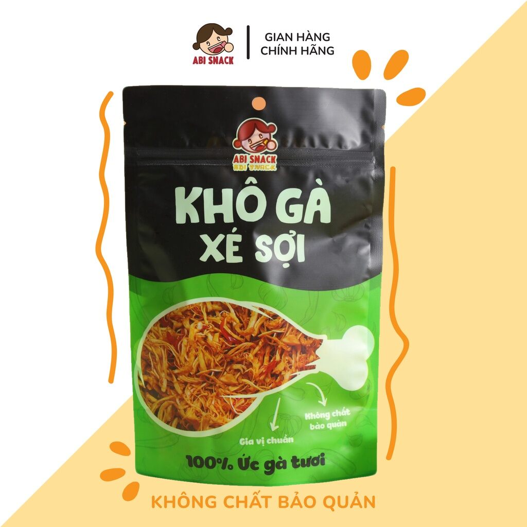 KHÔ GÀ XÉ SỢI ABI SNACK
