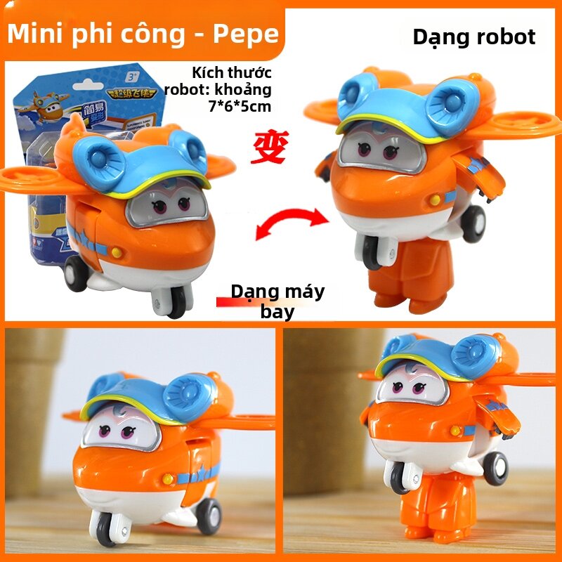 Bộ Robot Nhỏ Biến Hình Super Wings