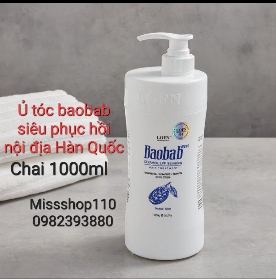 Ủ tóc keratin-ceramide-baobab siêu mềm mượt,phục hồi tóc mẫu mới