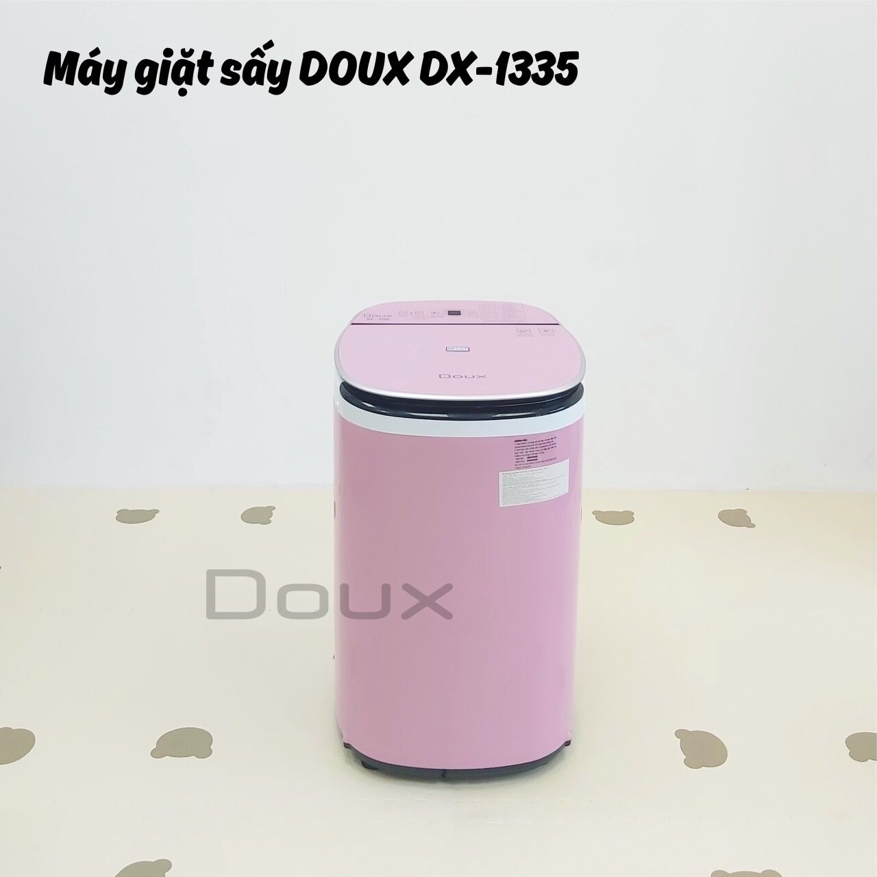 [HCM] Máy giặt sấy mini Doux Lux DX -1335 bản nâng cấp 2023 có 12 chế độ giặt sấy