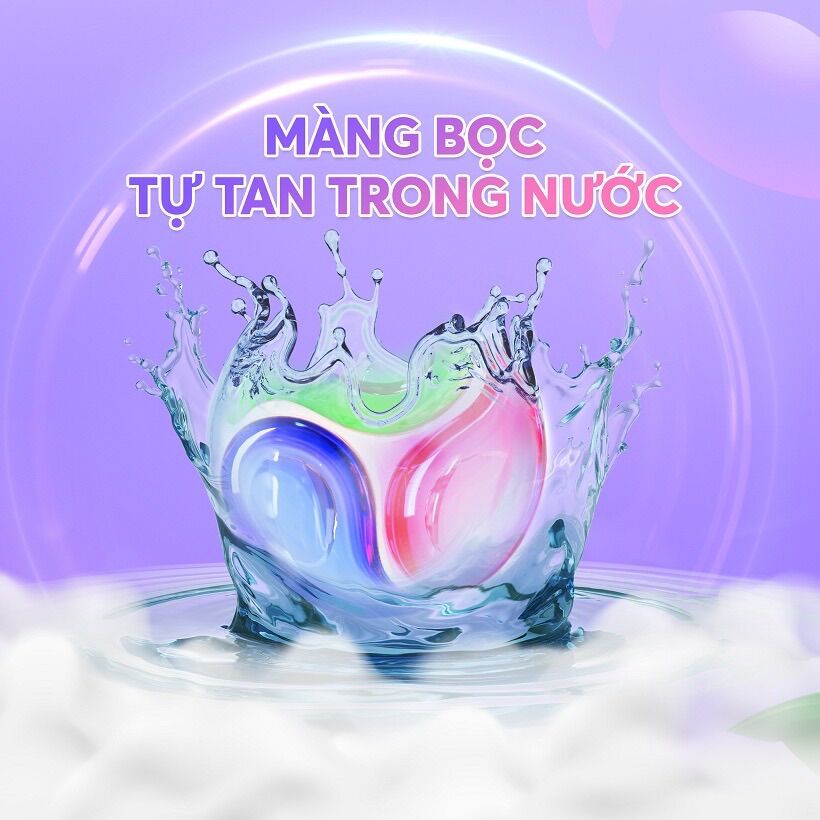 (Tiện Lợi) Túi Viên Giặt Xả MaxKleen 2 Trong 1 (34 Viên/Túi)