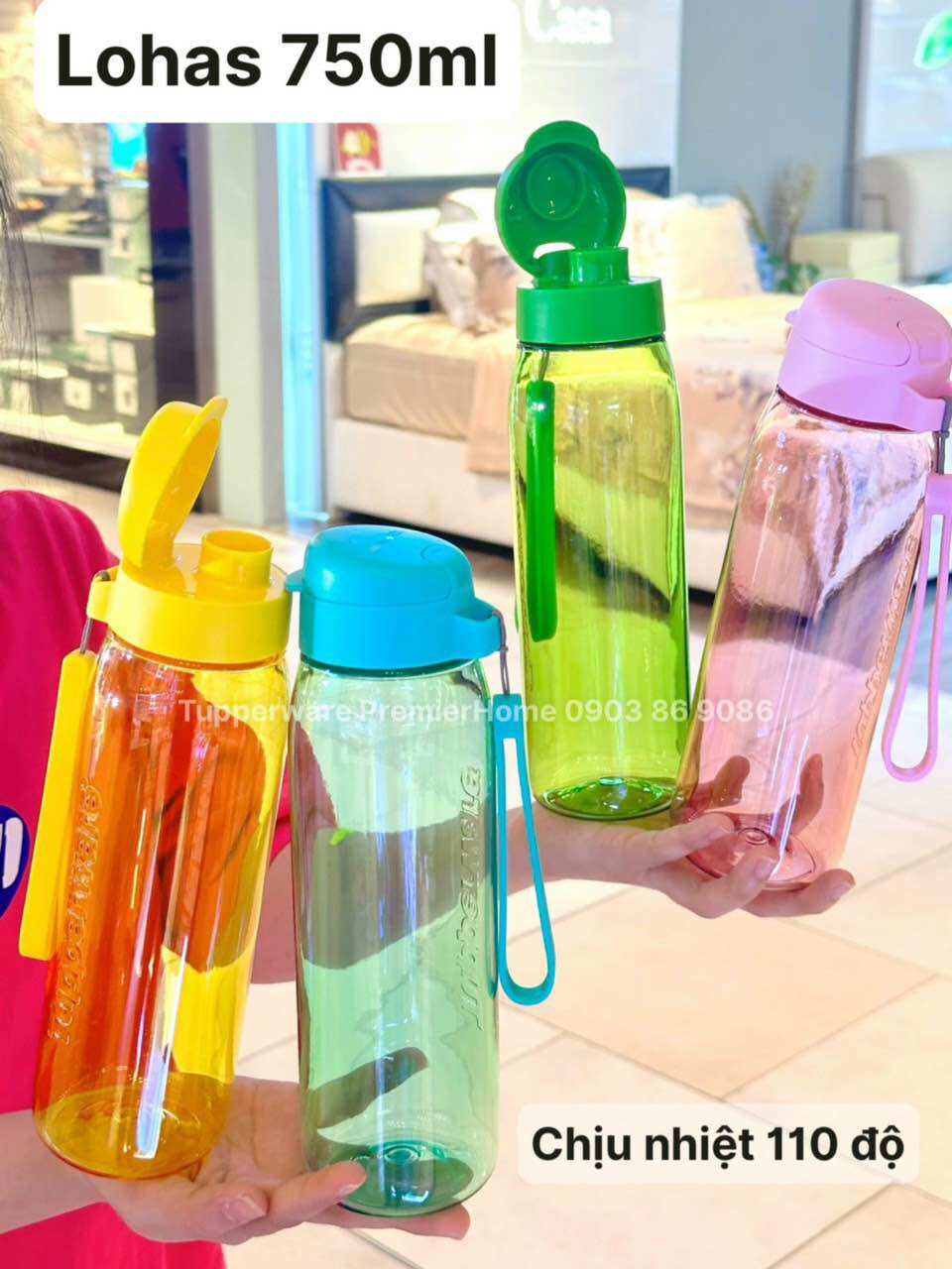 Bình nước tupperware lohas flask 750ml / giá trên 1 bình