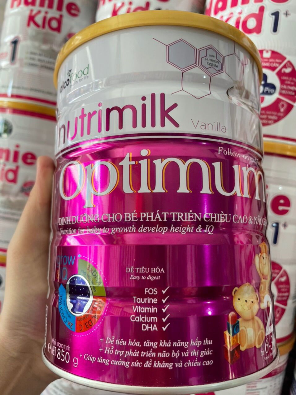 Sữa Nutrimilk Optimum Cho trẻ 6-36 Tháng
