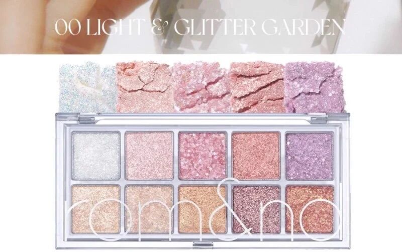 Bảng Phấn Mắt 10 Màu Siêu Lấp Lánh Romand Better Than Eye Palette