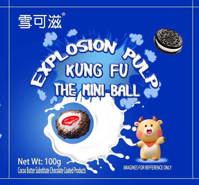 [HCM]Bánh oreo socola  nhân phủ dâu tây