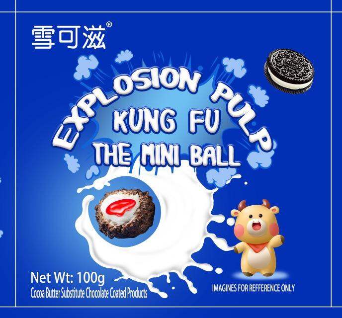 Bánh oreo socola  nhân phủ dâu tây