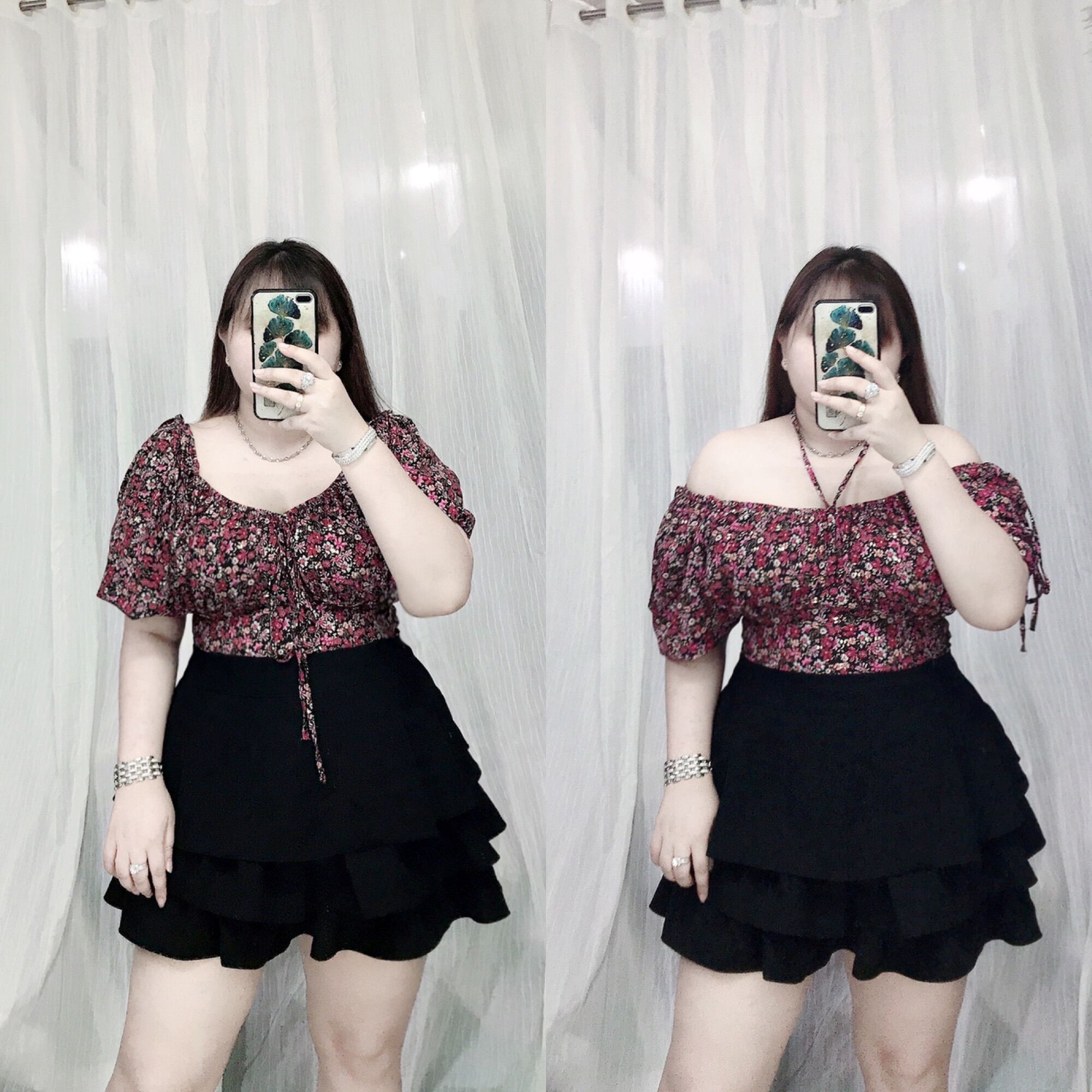 [Bigsize 60-80kg] Áo voan cúp ngực